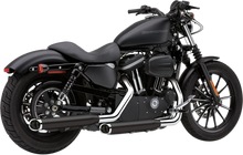 Load image into Gallery viewer, Cobra Slashcut Mufflers - Black - '04-'13 XL 6030RB - Main Product View