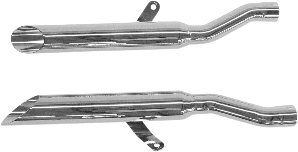 Cobra Slashcut Mufflers - Chrome - Main Product View