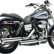 Load image into Gallery viewer, Cobra Slashcut Mufflers - Chrome 6006 - Side View