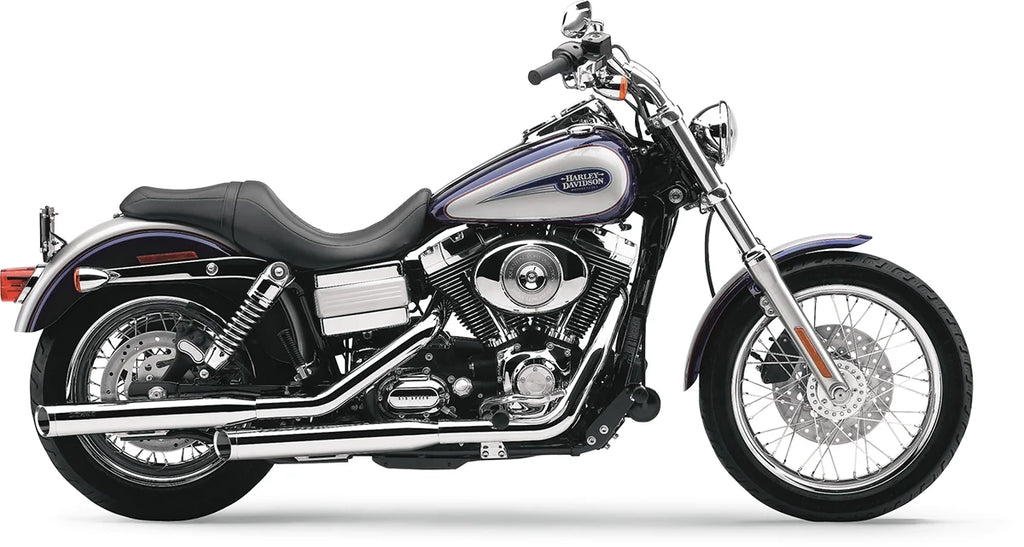 Cobra Slashcut Mufflers - Chrome - '95-'17 FXD 6005 - Main Product View
