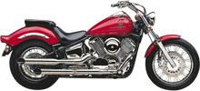 Load image into Gallery viewer, Cobra Slashcut Mufflers - Chrome fits Yamaha V-Star 1100 - Main Product View