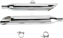 Load image into Gallery viewer, Cobra Slashcut Mufflers - Chrome fits Yamaha V-Star 1100 - Side View