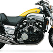 Load image into Gallery viewer, Cobra Slashcut Mufflers - Chrome fits Yamaha VMAX - Main Product View