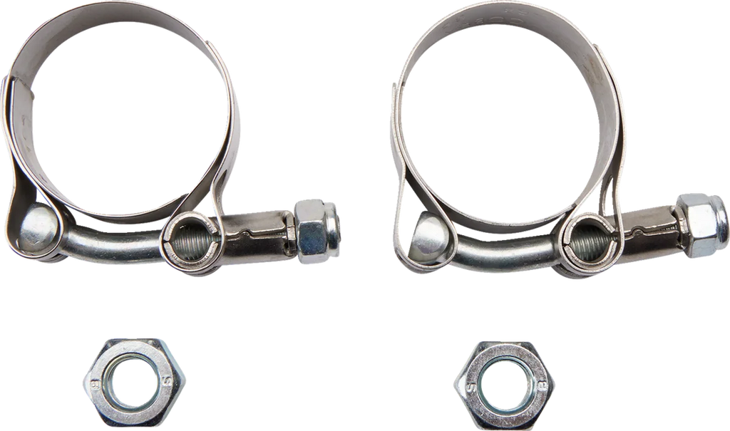 Cobra Slashcut Mufflers - Chrome fits Yamaha VMAX - Back View