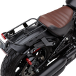 Load image into Gallery viewer, Cobra Solo Luggage Rack - Black - Bobber 502-2515B - Back View