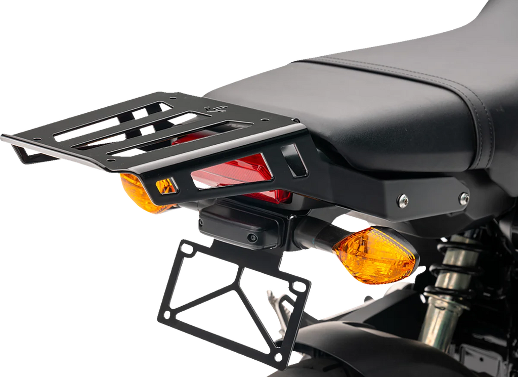 Cobra Solo Luggage Rack - Formed - Black - Grom 02-4107B - Main Product View