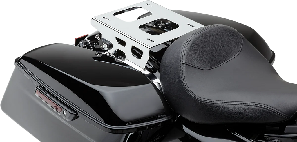 Cobra Solo Tour Pack Mount - Black 602-2704B - Side View