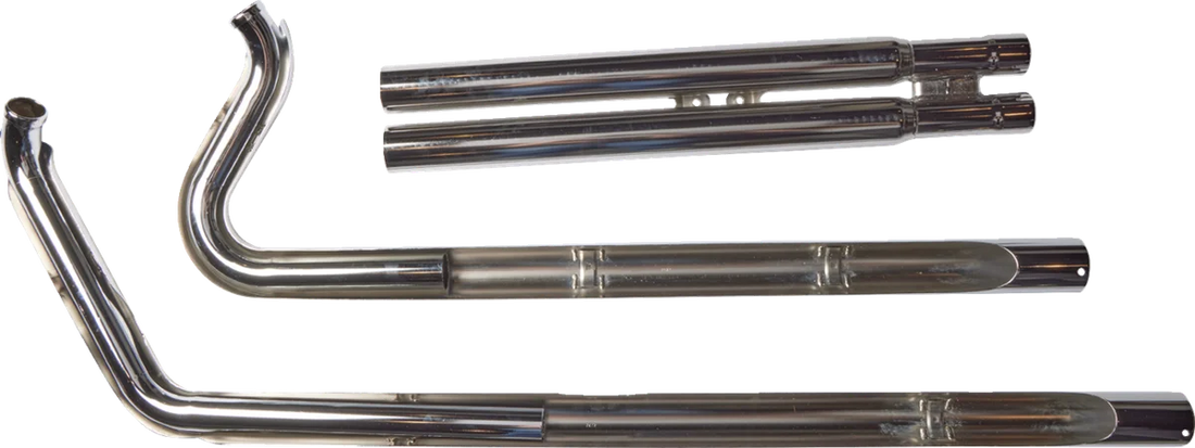 Cobra Speedster Long Exhaust - '86-'06 Softail 6950T - Back View
