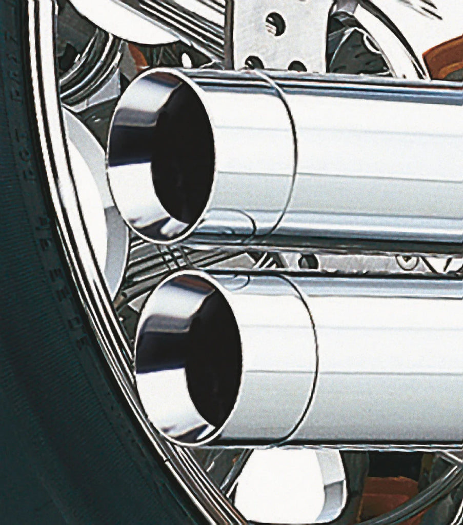Cobra Speedster Long Exhaust - '86-'06 Softail 6950T - Installation View