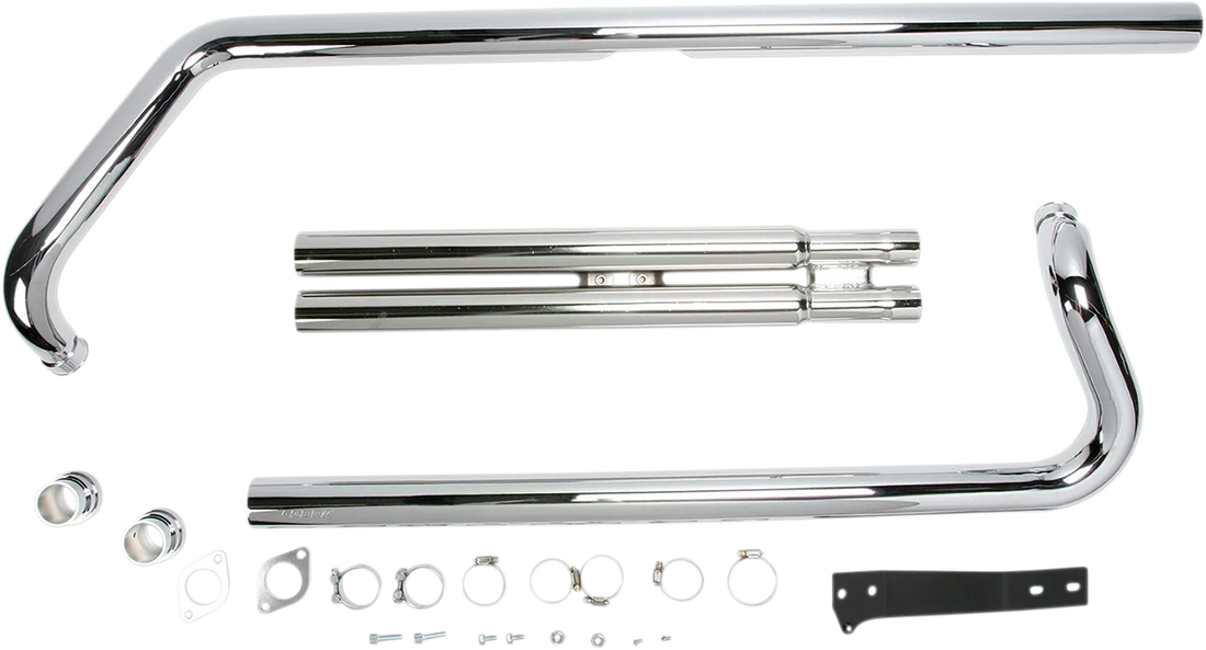 Cobra Speedster Long Exhaust - Roadstar 1600/1700 2921T - Side View