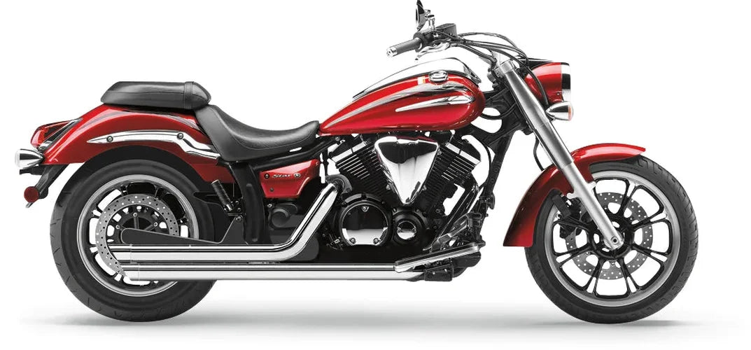 Cobra Speedster Short Exhaust - V-Star 1100 2717T - Side View