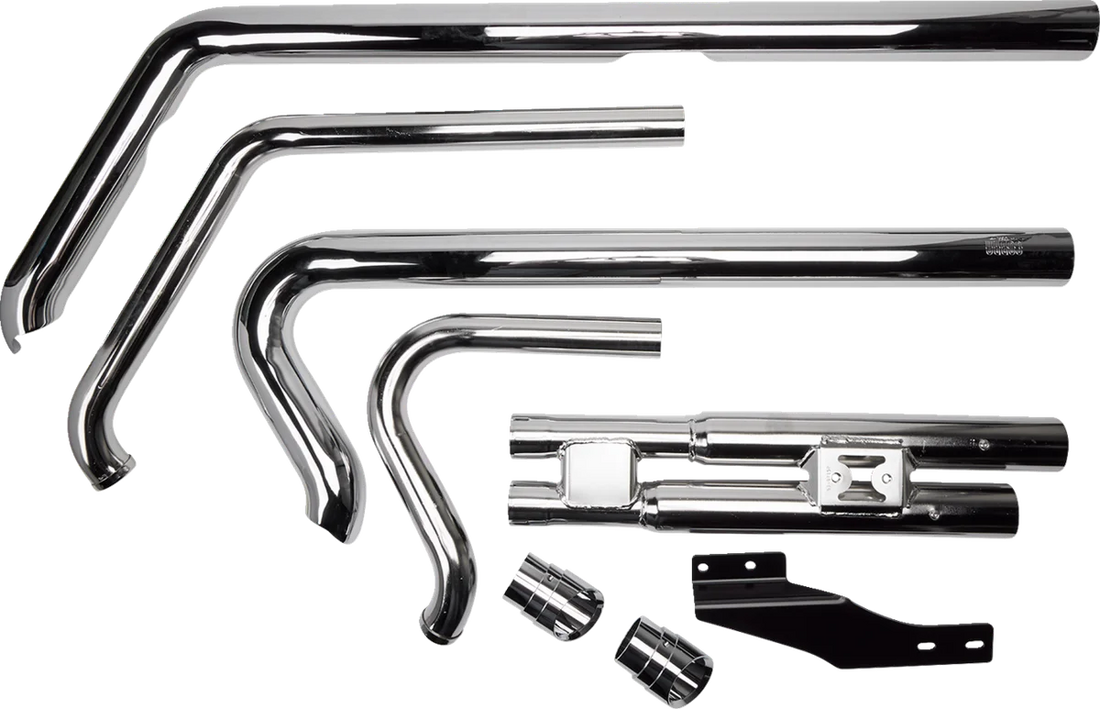 Cobra Speedster Slashdown Exhaust - '12-'17 Softail 6852 - Back View