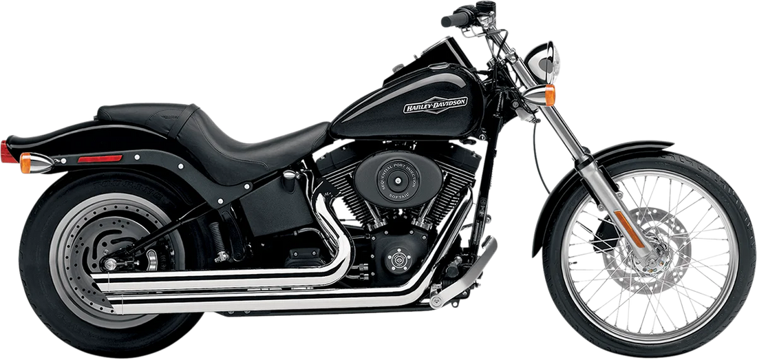 Cobra Speedster Slashdown Exhaust - '12-'17 Softail 6852 - Installation View
