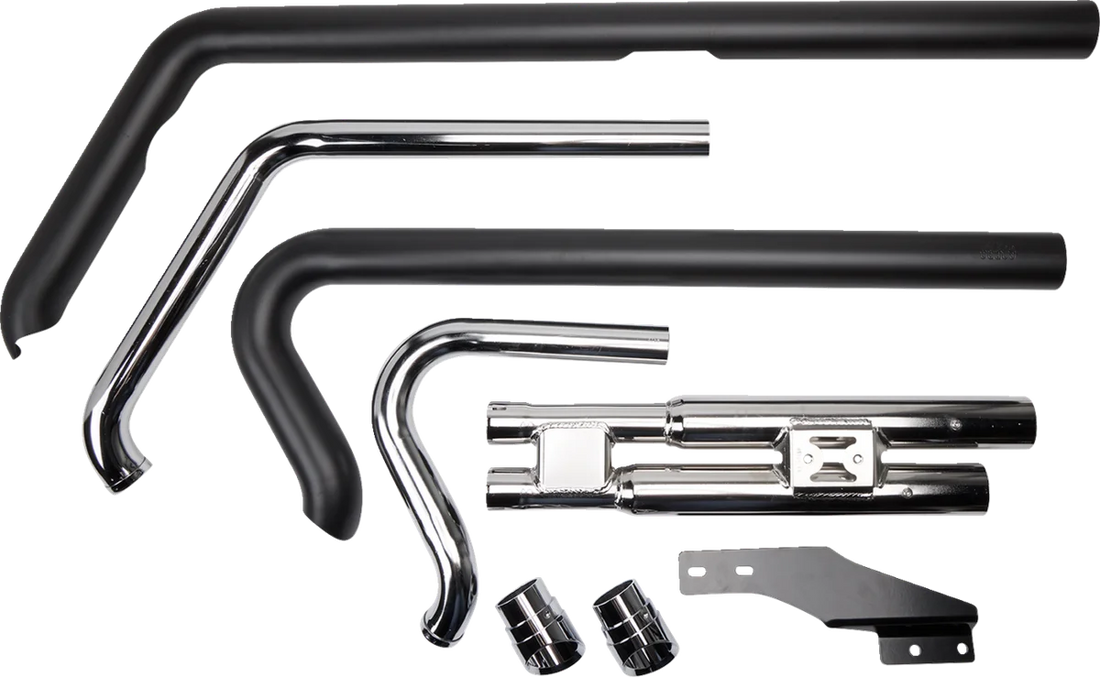 Cobra Speedster Slashdown Exhaust - '12-'17 Softail 6852B - Back View