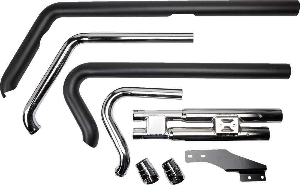 Cobra Speedster Slashdown Exhaust - '12-'17 Softail 6852B - Back View