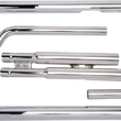 Load image into Gallery viewer, Cobra Speedster Slashdown Exhaust - Chrome - '86-'06 Softail 6850 - Side View