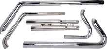 Load image into Gallery viewer, Cobra Speedster Slashdown Exhaust - Chrome - Softail 6851 - Back View