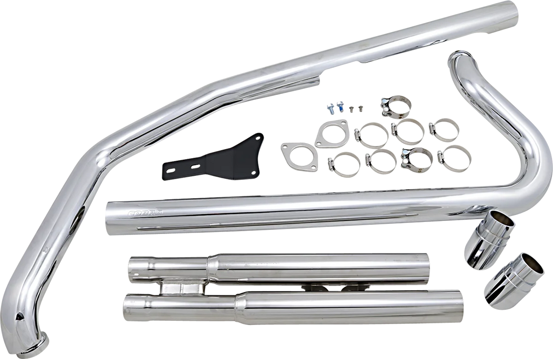 Cobra Speedster Slashdown Exhaust - VN2000 4823 - Side View