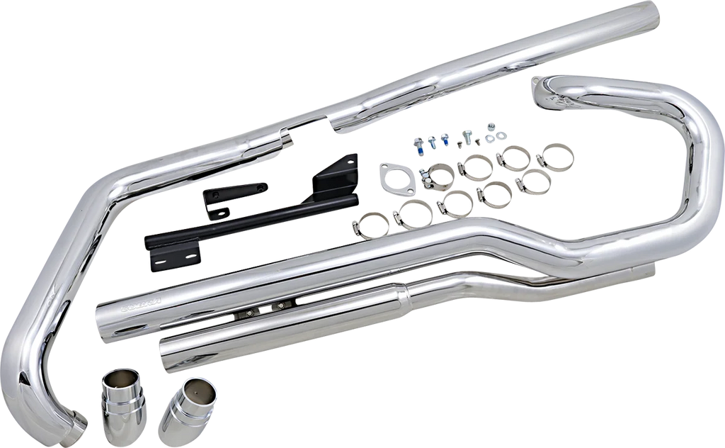 Cobra Speedster Slashdown Exhaust - VTX1800 1826 - Side View