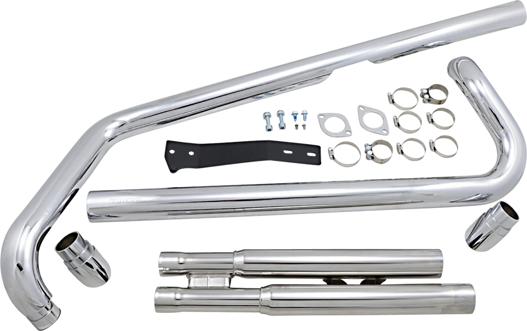 Cobra Speedster Slashdown Exhaust - XV1600/1700 2821 - Side View