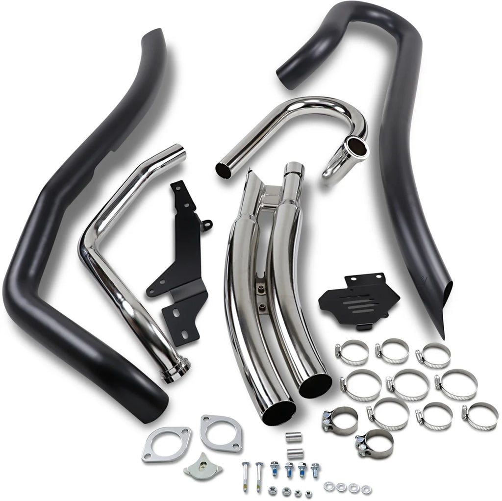 Cobra Speedster Swept Exhaust - Black - M109R 3221B - Side View