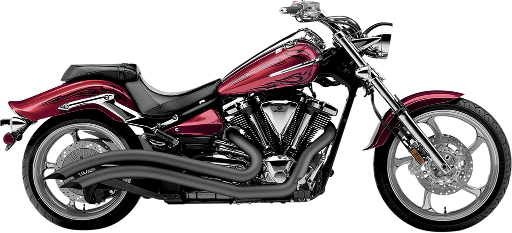 Cobra Speedster Swept Exhaust - Black - Raider 2225B - Main Product View