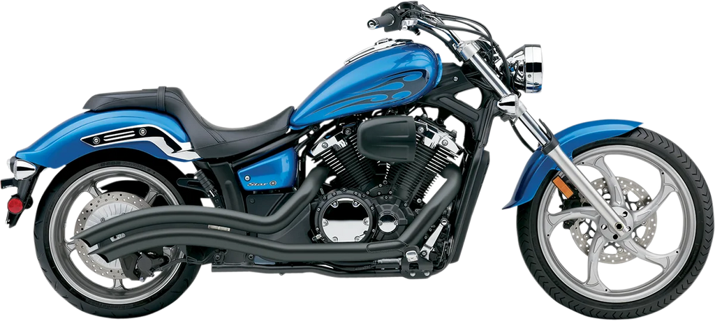 Cobra Speedster Swept Exhaust - Black - Stryker 1300 2230B - Main Product View