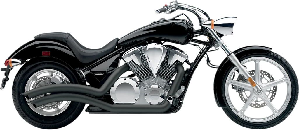 Cobra Speedster Swept Exhaust - Black - VT1300 1233B - Main Product View