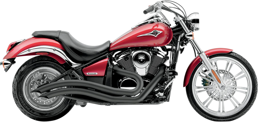 Cobra Speedster Swept Exhaust - Black - Vulcan 900 4218B - Main Product View