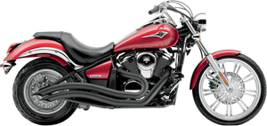 Cobra Speedster Swept Exhaust - Black - Vulcan 900 4218B - Main Product View