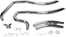 Load image into Gallery viewer, Cobra Speedster Swept Exhaust - Chrome - M90 3223 - Back View