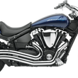 Load image into Gallery viewer, Cobra Speedster Swept Exhaust - Chrome - Road Star Warrior 2222 - Main Product View