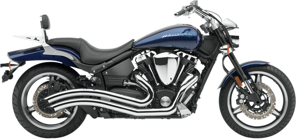 Cobra Speedster Swept Exhaust - Chrome - Road Star Warrior 2222 - Main Product View