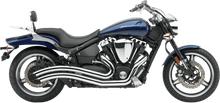 Load image into Gallery viewer, Cobra Speedster Swept Exhaust - Chrome - Road Star Warrior 2222 - Main Product View