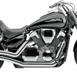 Load image into Gallery viewer, Cobra Speedster Swept Exhaust - Chrome - VTX1300C 1230 - Main Product View
