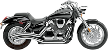 Load image into Gallery viewer, Cobra Speedster Swept Exhaust - Chrome - VTX1300C 1230 - Main Product View