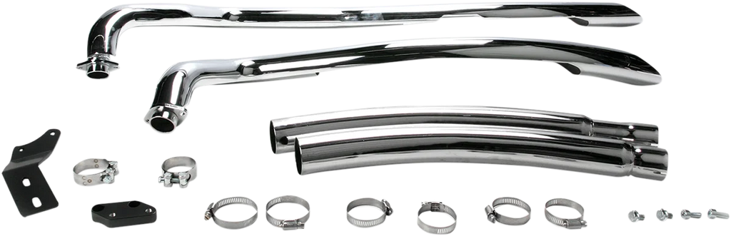 Cobra Speedster Swept Exhaust - Chrome - Vulcan 900 4218 - Main Product View