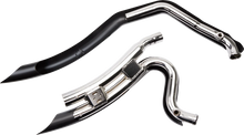 Load image into Gallery viewer, Cobra Speedster Swept Short Exhaust - Black - '06-'11 Dyna 6227B - Back View