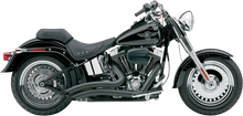 Load image into Gallery viewer, Cobra Speedster Swept Short Exhaust - Black - '07-'11 Softail 6224B - Main Product View