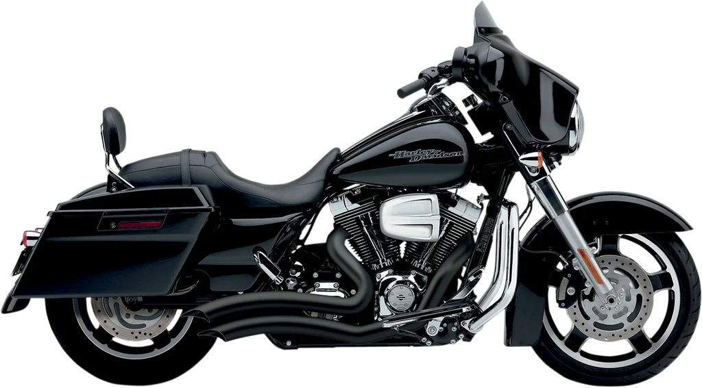 Cobra Speedster Swept Short Exhaust - Black - '10-'16 FL 6230B - Main Product View