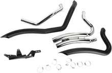 Load image into Gallery viewer, Cobra Speedster Swept Short Exhaust - Black - '14-'20 XL 6233B - Installation View