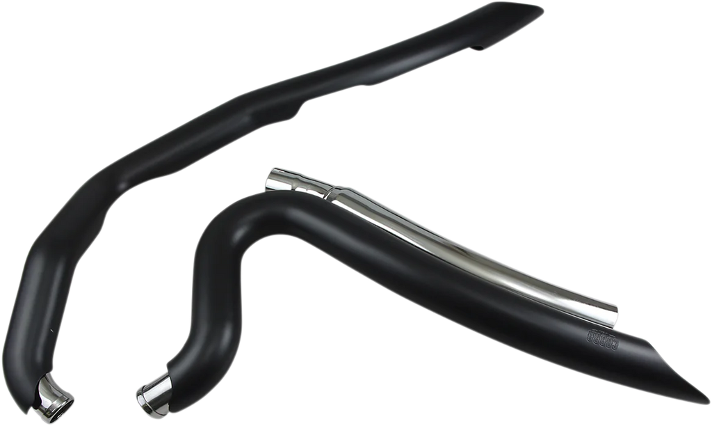 Cobra Speedster Swept Short Exhaust - Black 6231B - Main Product View