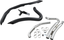 Load image into Gallery viewer, Cobra Speedster Swept Short Exhaust - Black 6231B - Side View