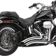 Load image into Gallery viewer, Cobra Speedster Swept Short Exhaust - Chrome - '12-'17 Softail 6225 - Side View