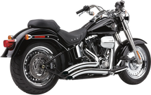 Load image into Gallery viewer, Cobra Speedster Swept Short Exhaust - Chrome - '12-'17 Softail 6225 - Side View