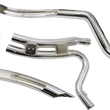 Load image into Gallery viewer, Cobra Speedster Swept Short Exhaust - Chrome - '14-'20 XL 6233 - Side View
