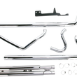 Load image into Gallery viewer, Cobra Speedster Xtra Long Slashdown Exhaust - Switchback 6959 - Side View