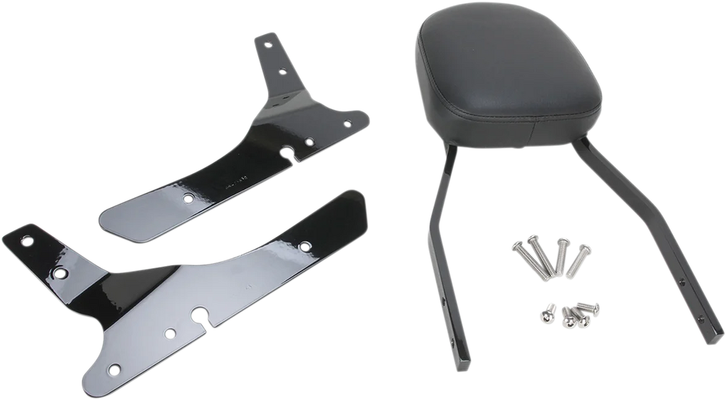 Cobra Standard Sissy Bar - Black - Sportster 602-1153B - Side View