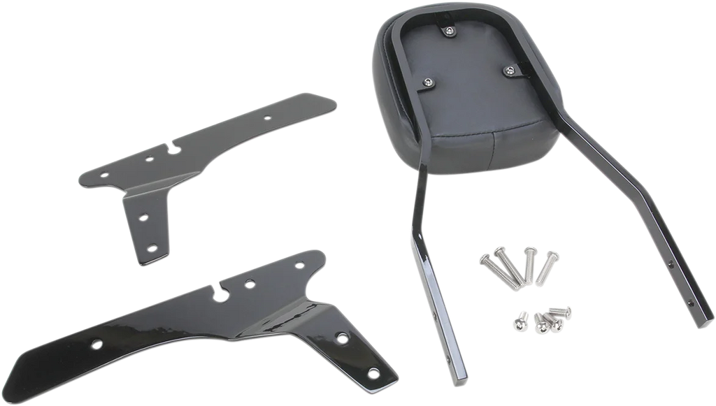 Cobra Standard Sissy Bar - Black - Sportster 602-1153B - Back View