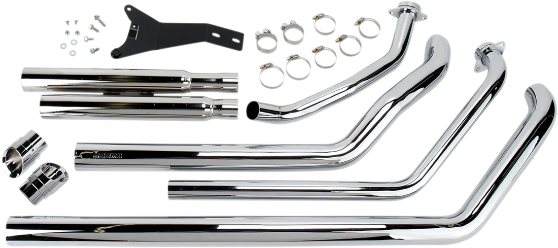 Cobra Streetrod Slashdown Exhaust 3918 - Side View